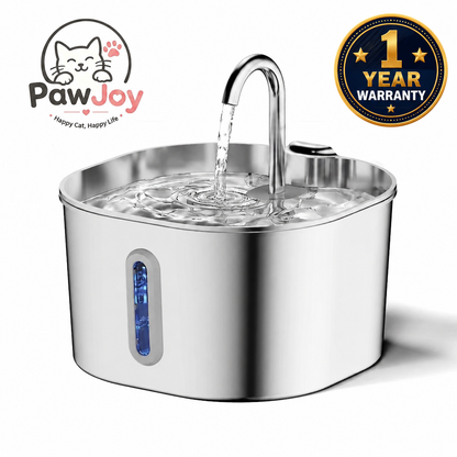 2.2L 5V USB Stainless Steel Cat Water Fountain Automatic Pet Water Auto Cat Drinking Fountain Dog Dispenser Drinker Bowl