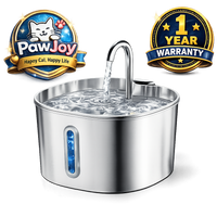 ✅ Stainless Steel Cat Water Fountain 2.2L – Automatic USB Pet Water Dispenser