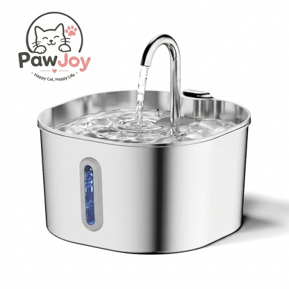 2.2L 5V USB Stainless Steel Cat Water Fountain Automatic Pet Water Auto Cat Drinking Fountain Dog Dispenser Drinker Bowl